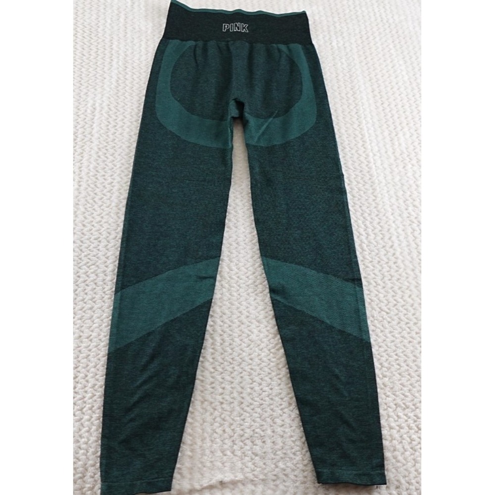 Pink victoria secret SEAMLESS HIGH WAIST FULL LENGTH WORKOUT TIGHT Green SIZE S